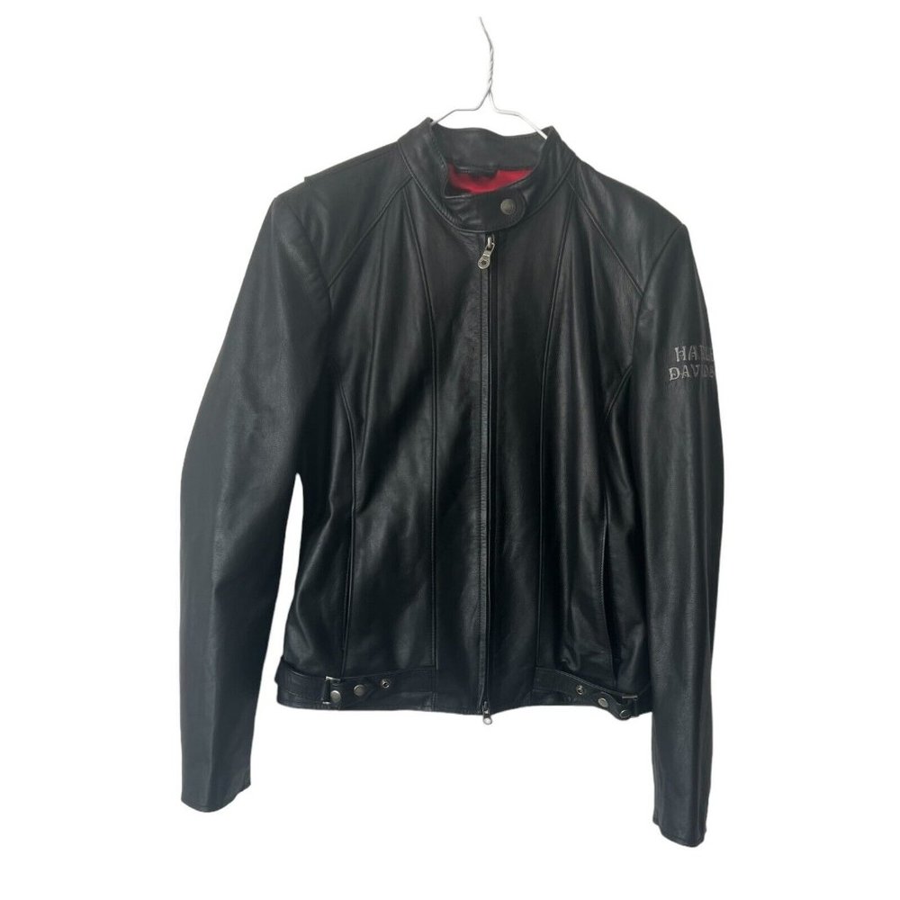 Harley Davidson Womens Leather Jacket RN 103819 Year 2015 Sz Medium